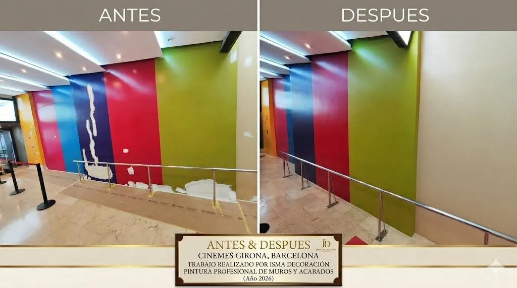 Resultado de pintar un piso en Girona antes y despues